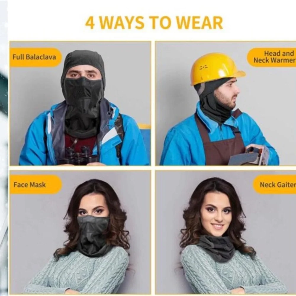 Balaclava Winter Ski Face Mask Breathable Windproof Thermal for Motorcycle